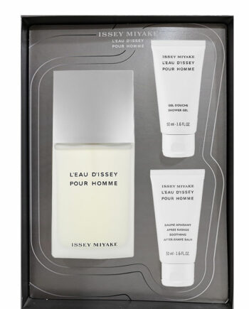 L Eau DIssey Gift Set for Men (edT 125m + Shower Gel 50ml + Soothing After-Shave Balm 50ml) by Issey Miyake