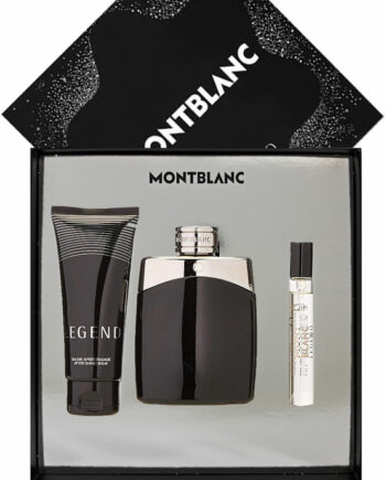 Legend Gift Set for Men (edT 100ml + edT 7.5ml + All-Over Shower Gel 100ml) by Mont Blanc