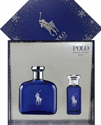 Polo Blue Gift Set for Men (edT 125ml + Travel Spray 30ml) by Ralph Lauren