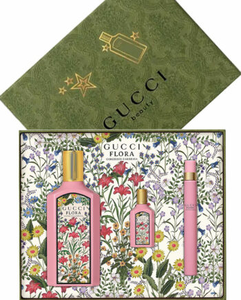 Flora Gorgeous Gardenia Gift Set for Women (edP 100ml + Spray 10ml + edP 5ml) by Gucci