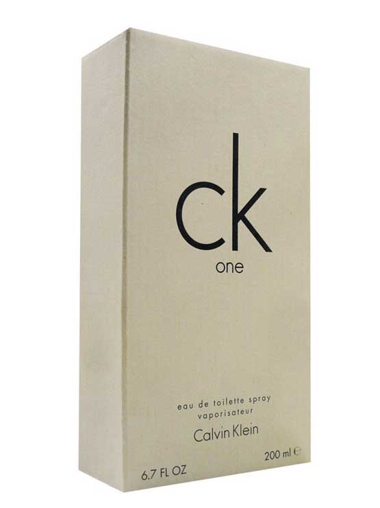 CK One (White) for Men and Women (Unisex), edT 200ml by Calvin
